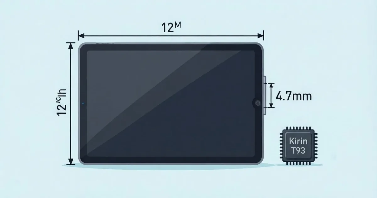 ファーウェイ「MatePad Pro 12(2026)」がグローバル展開、厚さ4.7mm・439g。薄型タブレット競争の現在地