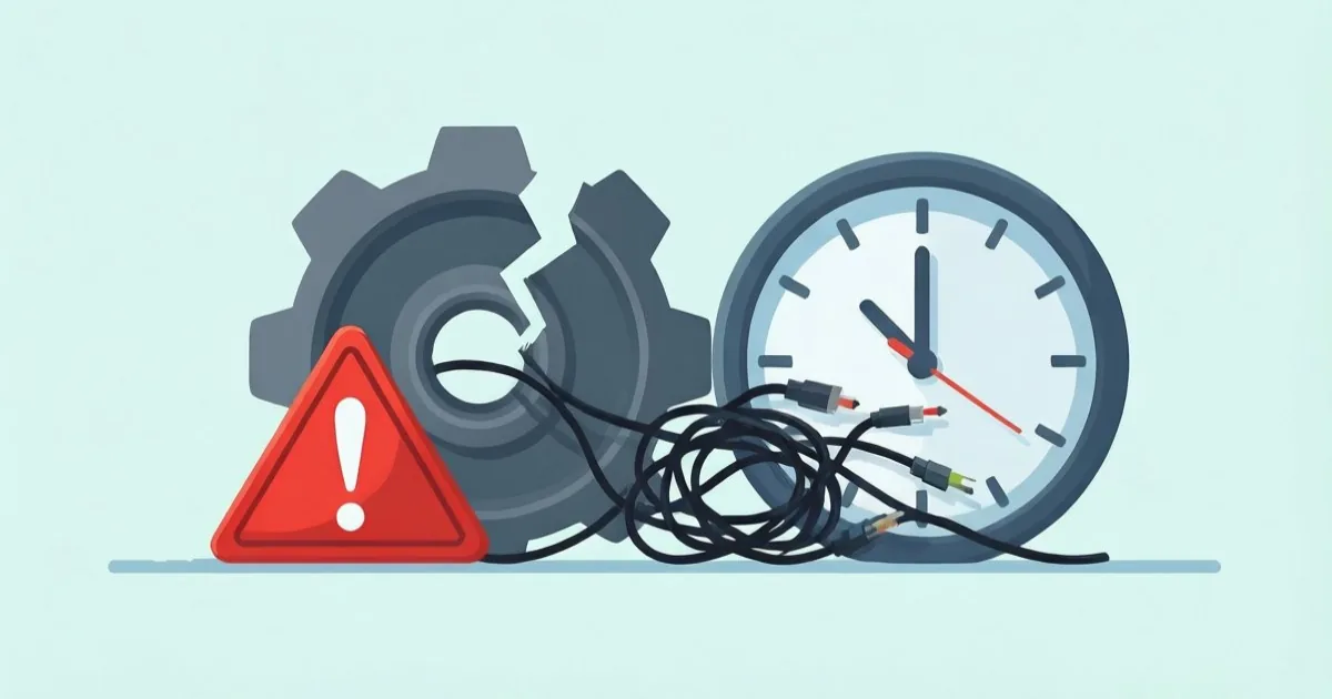 AIに仕事を預けた日に、AIが止まる。19項目が同時に赤くなった2時間の記録
